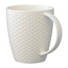 Кружка белого цвета с фактурным рисунком из коллекции Essential, 350мл, Tkano, изображение 5