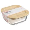 Контейнер для запекания и хранения  с крышкой из бамбука, 800 мл, Smart Solutions, изображение 4