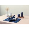 Салфетка под приборы из стираного льна синего цвета из коллекции Essential, 35х45 см, Tkano, изображение 5