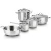 Cuocimania - Набор посуды 9 предметов (Кастрюля высокая 4,6 л, Кастрюля 2,3 л, Кастрюля 3,8 л, Сотейник 2,6 л, Ковш 1,1 л, Крышки 14, 18, 20 и 22 см), Barazzoni, изображение 3