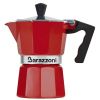 Alluminium Red - Гейзерная кофеварка на 3 чашки, красная, Barazzoni, изображение 2