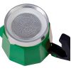 Alluminium Green - Гейзерная кофеварка на 3 чашки, зеленая, Barazzoni, изображение 2