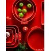 Форма для запекания круглая RED 3,8л, 34см,  красный, Peugeot, изображение 2