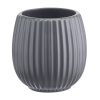 Горшок цветочный серого цвета из коллекции Edge, 2,7 л, Tkano, изображение 4