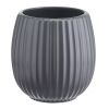 Горшок цветочный серого цвета из коллекции Edge, 1,2 л, Tkano, изображение 3
