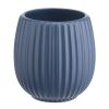 Горшок цветочный темно-синего цвета из коллекции Edge, 1,2л, Tkano, изображение 3