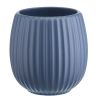 Горшок цветочный темно-синего цвета из коллекции Edge, 2,7л, Tkano, изображение 3