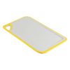 Доска разделочная из пшеничного волокна Homi, 29х20 см, светло-серая с желтым кантом, Smart Solutions, изображение 5