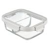 Контейнер для запекания и хранения прямоугольный с разделителями, 1 л, светло-серый, Smart Solutions
