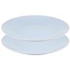 Набор обеденных тарелок Simplicity, ?26 см, голубые, 2 шт., Liberty Jones