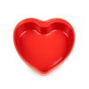Форма для запекания "Сердце" Heart, 25,8 х 25 см, красный, Peugeot