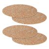 Набор из 4-х сервировочных ковриков из пробки и переработанного материала Recork, ?30 см, Liberty Jones