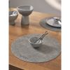 Набор из 4-х сервировочных салфеток Leanera, d 35 см, серые, Liberty Jones, изображение 4