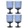 Набор бокалов для вина Arctic, 280 мл, синий, 4 шт., Liberty Jones