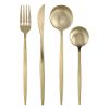Набор столовых приборов Globe, золотистые матовые, 16 пред., Liberty Jones