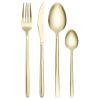 Набор столовых приборов Pure, золотистые глянцевые, 16 пред., Liberty Jones