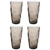 Набор стаканов Hollow, 550 мл, серо-коричневый, 4 шт., Liberty Jones