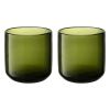Набор стаканов Flowi, 310 мл, темно-зеленые, 2 шт., Liberty Jones