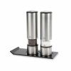 Набор электрических мельниц для соли и перца на подставке, 20см,  6 степеней помола, ELIS SENSE PEUGEOT, Франция