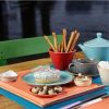 Тарелка 24 см безбортовая, Seasons Бирюзовый, Porland, изображение 5