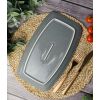Тарелка прямоугольная 31*18 см, Seasons Темно-серый, Porland, изображение 12