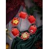 Соусник квадратный с 2-мя ручками 7х10 см h 4.2 см, Seasons Красный, Porland, изображение 9