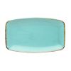 Тарелка прямоугольная 31*18 см, Seasons Бирюзовый, Porland