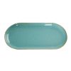 Блюдо овальное 30х15 см, Seasons Бирюзовый, Porland, изображение 3
