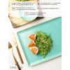 Блюдо прямоугольное 21х27см, Seasons Бирюзовый, Porland, изображение 9