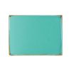 Блюдо прямоугольное 21х27см, Seasons Бирюзовый, Porland, изображение 3