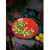 Тарелка 28 см безбортовая, Seasons Красный, Porland, изображение 5