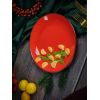 Тарелка 24 см безбортовая, Seasons Красный, Porland, изображение 17