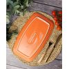 Тарелка прямоугольная 31*18 см, Seasons Оранжевый, Porland, изображение 9