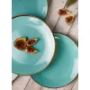 Набор обеденных тарелок 24 см, 4 шт Seasons Бирюзовый, Porland, изображение 6
