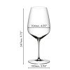 Набор из 2-х бокалов для красного вина Cabernet (Каберне), объем: 800 мл, высота: 247 мм,  хрусталь, серия Veloce, 6330/0, Riedel, изображение 3