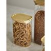 Банка для хранения прямоугольная Glass Bamboo, 1,3 л, Smart Solutions, изображение 4