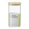 Банка для хранения квадратная Glass Bamboo, 1,4 л, Smart Solutions, изображение 11