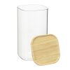 Банка для хранения квадратная Glass Bamboo, 1,4 л, Smart Solutions, изображение 9