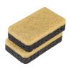 Набор губок для посуды из целлюлозы и кокосового волокна Eco Sponge, черные, 6 шт., Smart Solutions