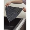 Коврик для сушки посуды Dry Flex, 34,6х44,6 см, темно-серый, Smart Solutions, изображение 4