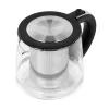 Чайник электрический с заварочным чайником, 1,8 л, нержавеющая сталь, стекло, PROFI COOK, изображение 4