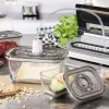Набор из 4-х вакуумных контейнеров с насосом VacuBoxx E-set, стекло, тритан, CASO, изображение 8