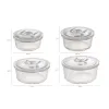 Набор из 4-х вакуумных контейнеров c насосом VacuBoxx R-set, стекло, тритан, CASO, изображение 4