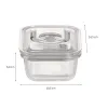 Набор из 4-х вакуумных контейнеров c насосом VacuBoxx R-set, стекло, тритан, CASO, изображение 5