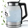 Чайник электрический, 1,7 л, нержавеющая сталь, PROFI COOK, изображение 4