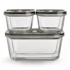 Набор из 3-х вакуумных контейнеров с адаптером VacuBoxx Eco-Set, стекло, тритан, CASO
