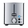 Тостер на 2 хлебца INOX, 18 х 28,5 х 16,5 см, нержавеющая сталь, пластик, STEBA, изображение 2