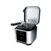 Фритюрница с функцией фондю, 2.5 л, нержавеющая сталь, пластик, STEBA, изображение 3