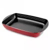 Форма для запекания прямоугольная BOR Rect red, 35 х 22 х 5 см, 2.6 л, борсиликатное стекло, VITRINOR