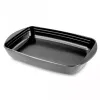 Форма для запекания прямоугольная BOR Rect grey, 35 х 22 х 5 см, 2.6 л, борсиликатное стекло, VITRINOR